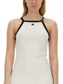 COURREGES - Courreges Dress With Logo - Women’s Clothing