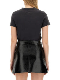 COURREGES - Courreges T Shirt With Logo - Woman-&gt;Clothing-&gt;t-shirts