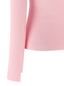 COURREGES - COURREGES - Interlock viscose sweater - Women’s Knitwear