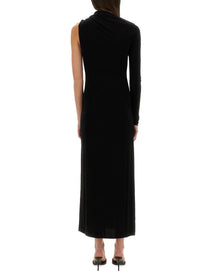 COURREGES - Courreges Long One Shoulder Dress - Women’s Clothing