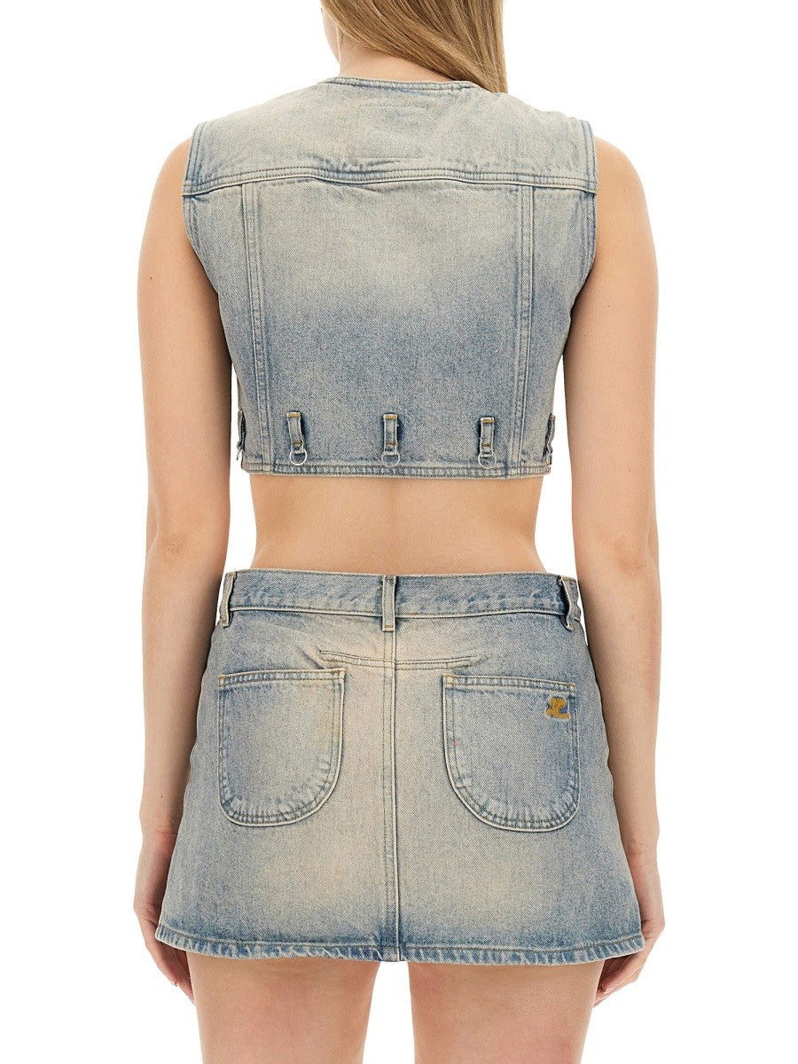 COURREGES - Courreges Top Cropped - Women’s Tops