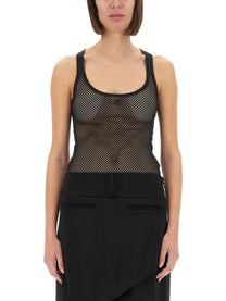 COURREGES - Courreges Mesh Tank Top - Women’s Tops
