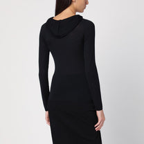Courreges - Courreges Courrèges Light wool black hooded sweater - Women’s Tops