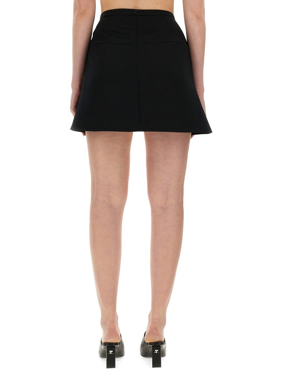 COURREGES - Courreges ’Ellipse’ Mini Skirt - Women’s Clothing
