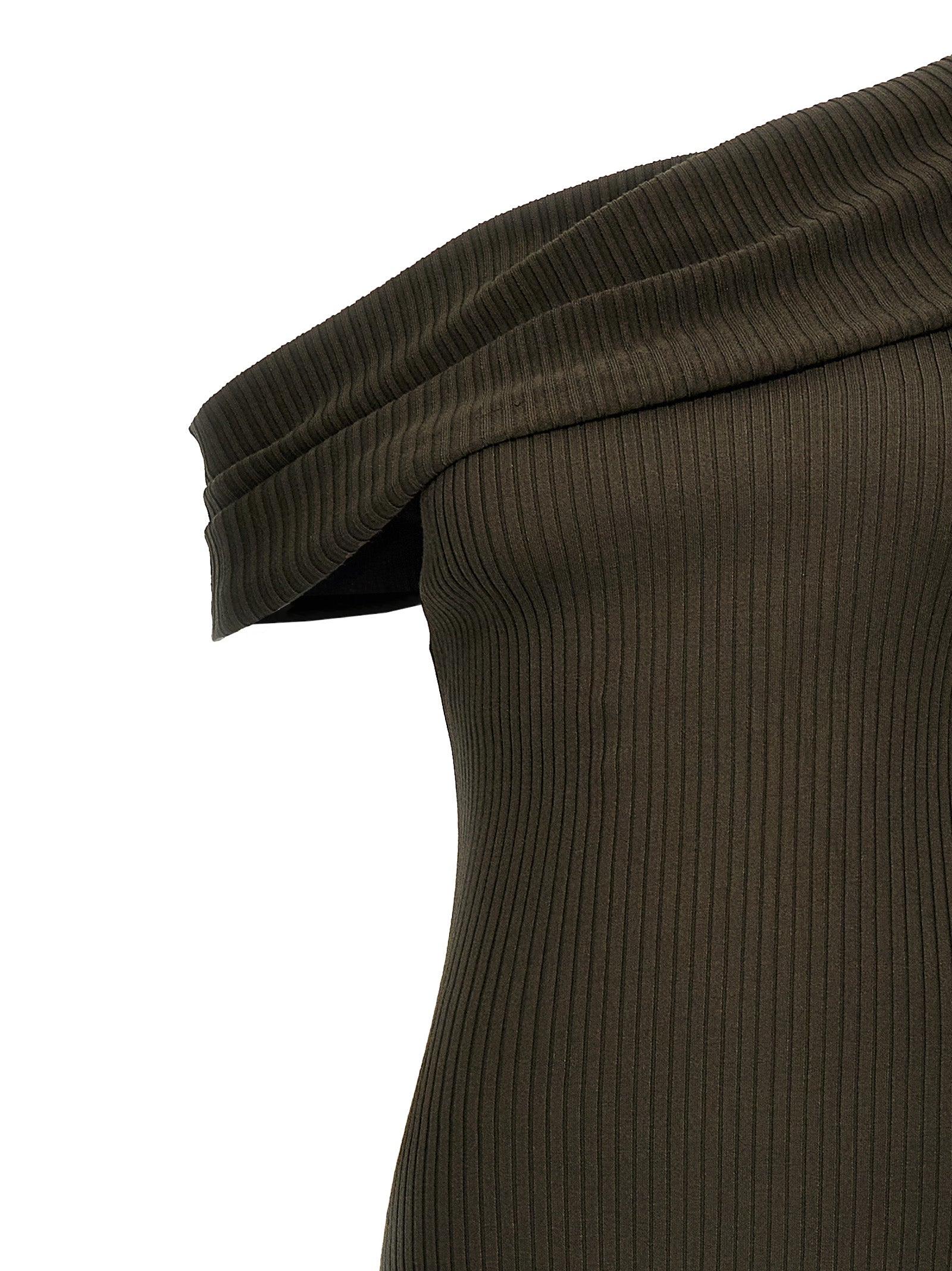 COURREGES - COURREGES - ’Twist Rib Knit Long’ dress - Women’s Bottoms