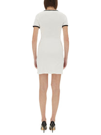 COURREGES - ’Holistic Contrast’ Mini Dress - Home-&gt;Woman-&gt;Clothing-&gt;Dresses