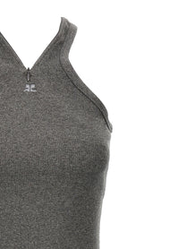 COURREGES - COURREGES - ’Criss Cross 90’s Mini’ dress - Women’s Clothing