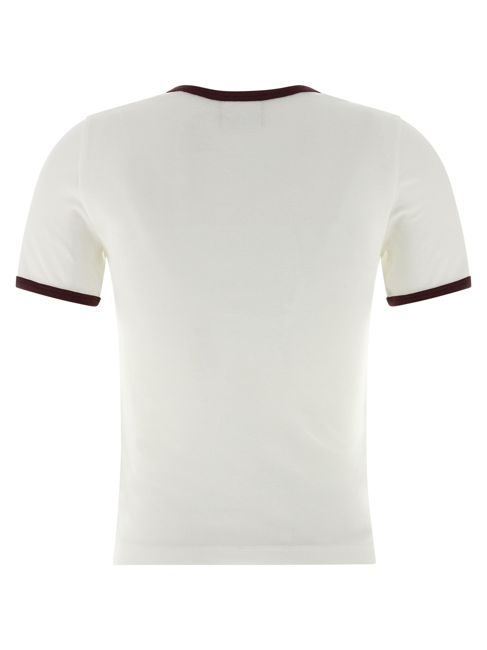 COURREGES - COURREGES - ’Signature Contrast’ T-shirt - Women’s Tops