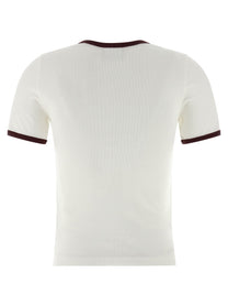 COURREGES - COURREGES - ’Signature Contrast’ T-shirt - Women’s Tops
