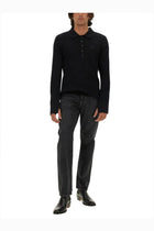 courrèges Men's Polo Black, view 2