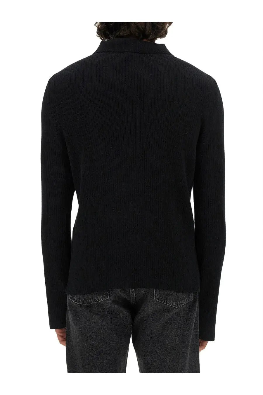 courrèges Men's Polo Black, view 3