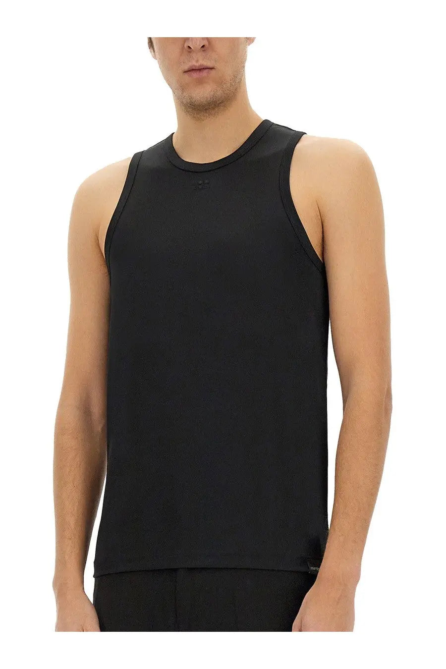 courrèges Men's Tank Top Black, view 4