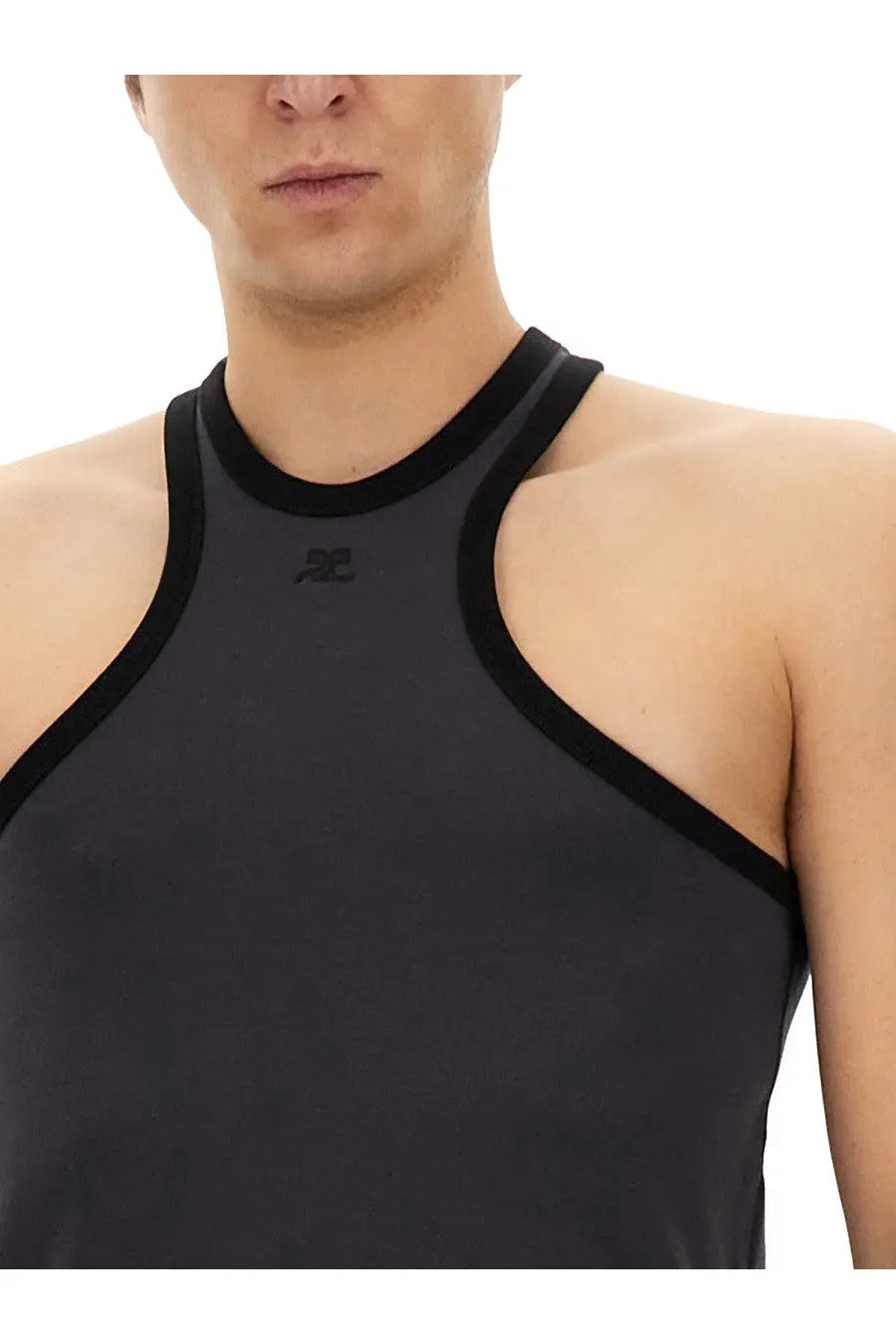 courrèges Men's Top Scuba Black, view 4