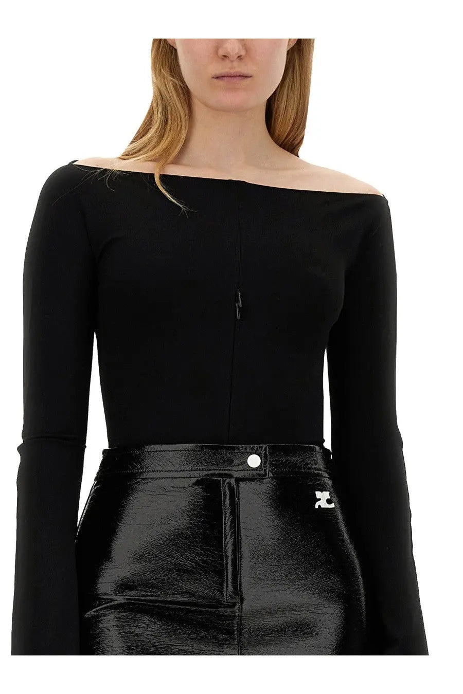 courrèges Women's Body in Jersey Black, view 4