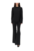 courrèges Women's Buckle Pinstripes Jacket Black, view 2