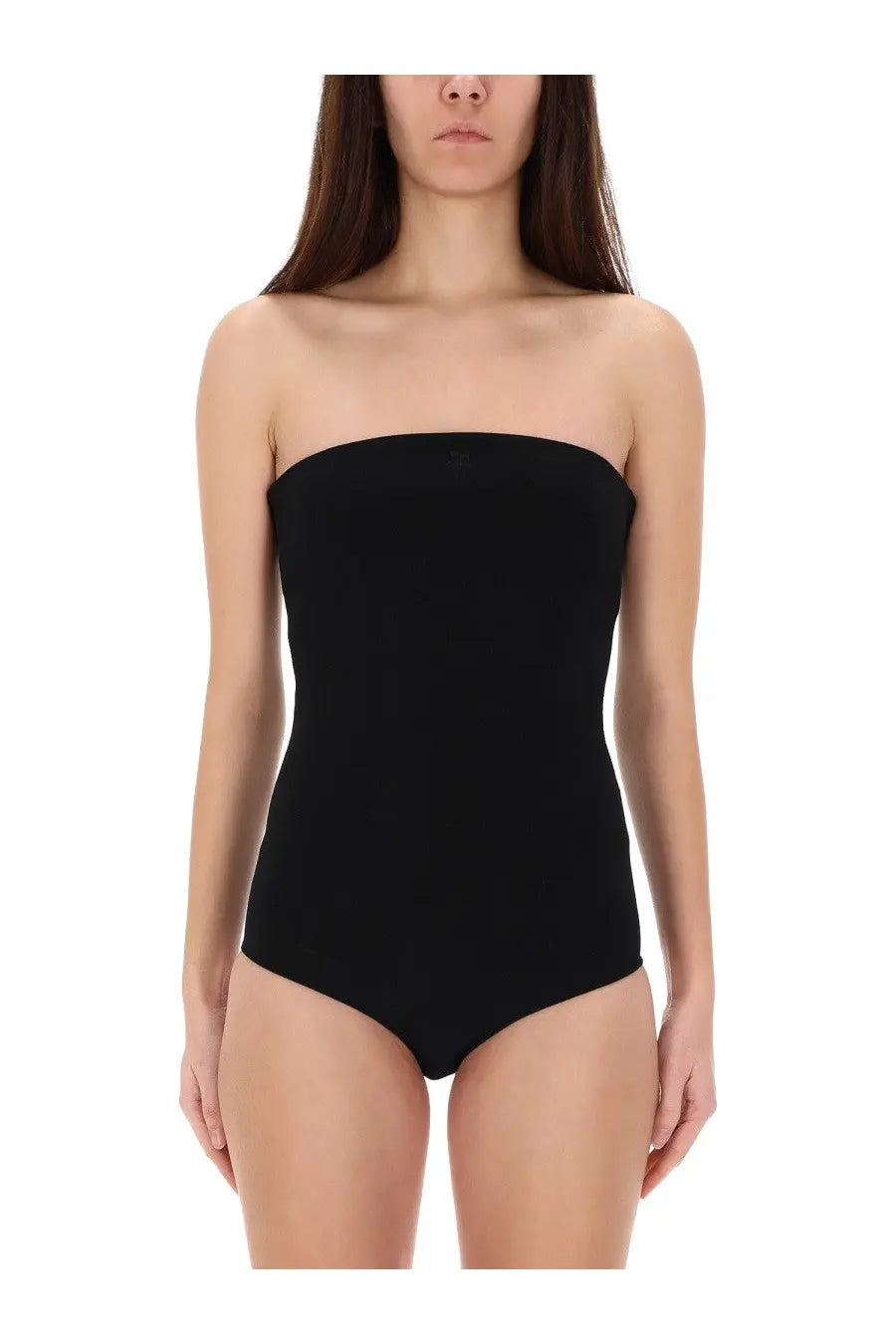 courrèges Women's Bustier Lingerie Top Black, view 3