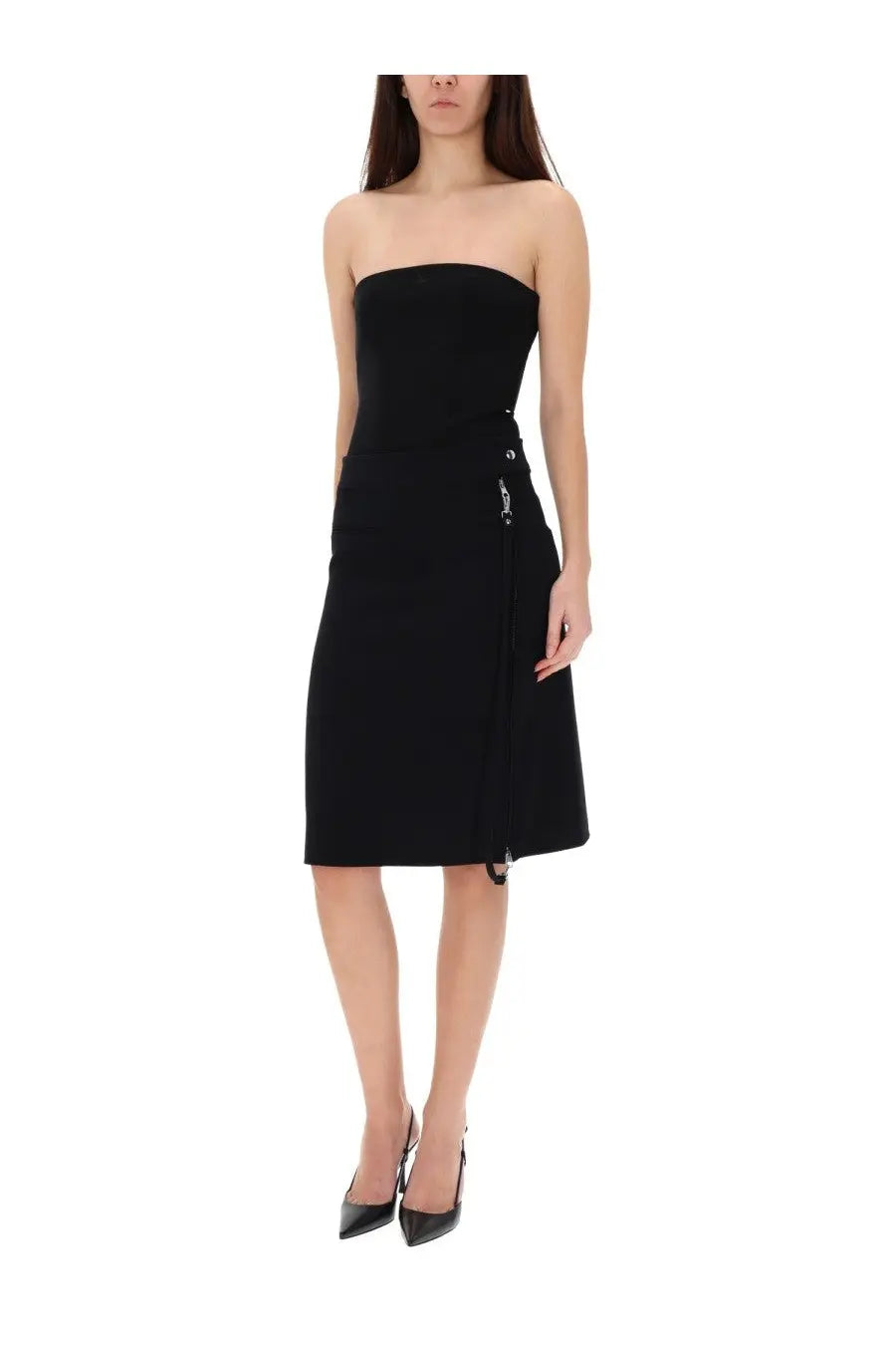 courrèges Women's Bustier Lingerie Top Black, view 2