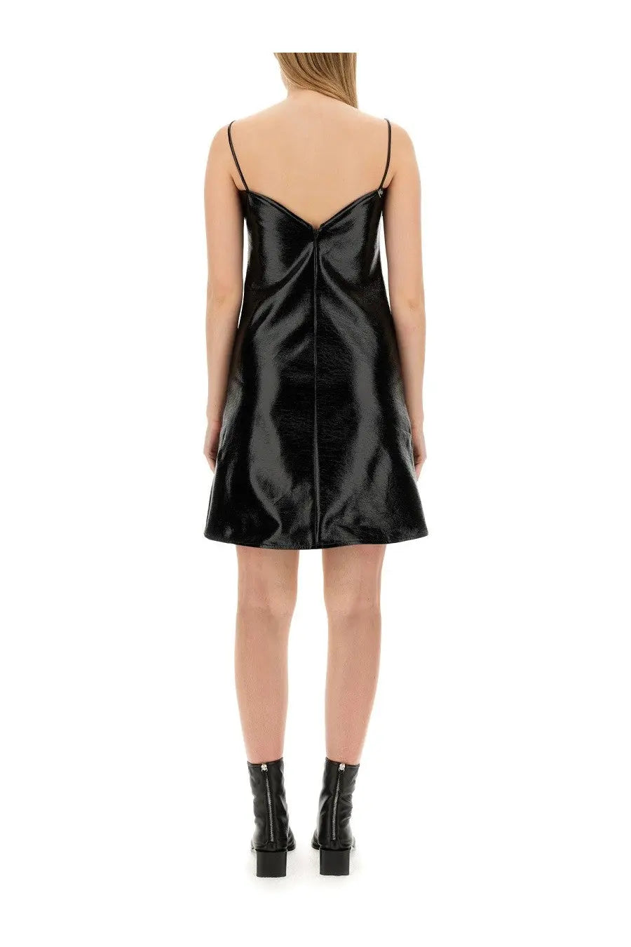 courrèges Women's Ellipse Dress Black, view 3