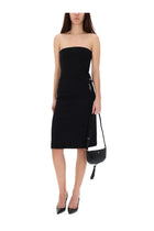 courrèges Women's Midi Skirt Black, view 2