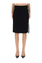 courrèges Women's Midi Skirt Black, view 3