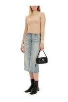 courrèges Women's Midi Skirt Blue, view 2
