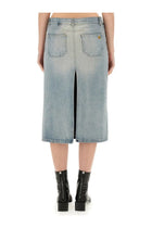 courrèges Women's Midi Skirt Blue, view 3