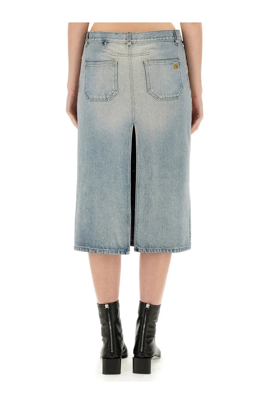 courrèges Women's Midi Skirt Blue, view 3