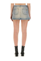 courrèges Women's Mini Skirt Blue, view 3