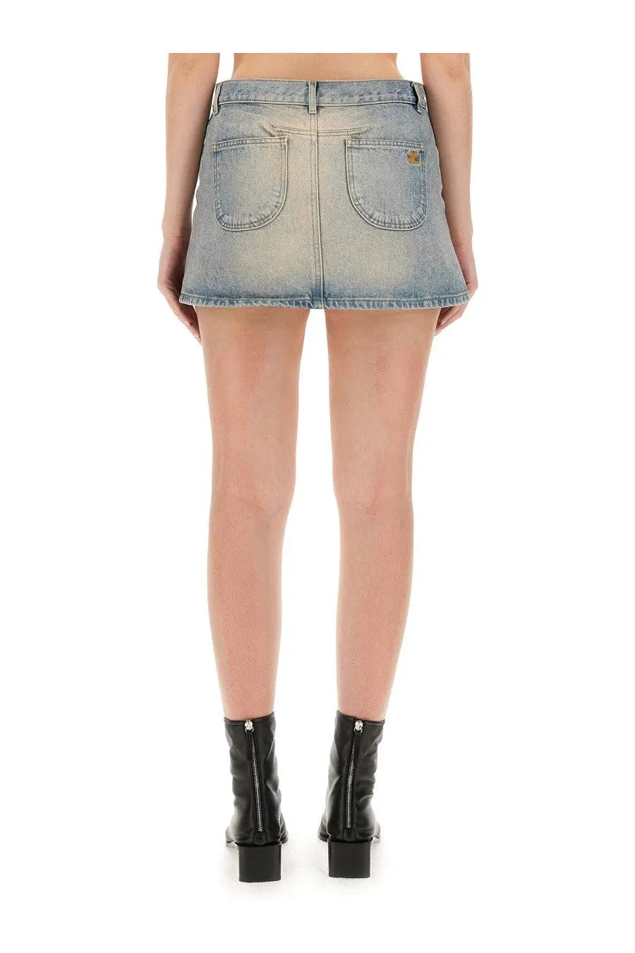 courrèges Women's Mini Skirt Blue, view 3