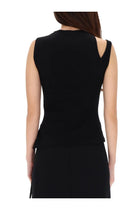courrèges Women's Oblique 90S Top Black, view 4