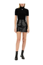 courrèges Women's Reedition Knitted Shirt Black, view 2