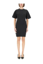 courrèges Women's Short Cotton Dress Black