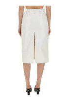 courrèges Women's Skirt White, view 3