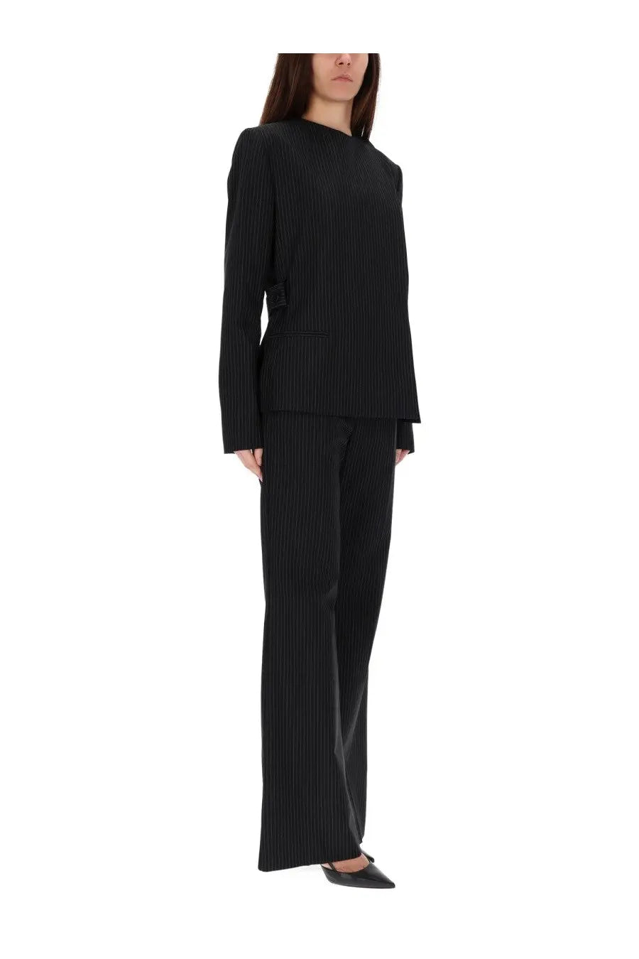 courrèges Women's Tailored Pants Black, view 2