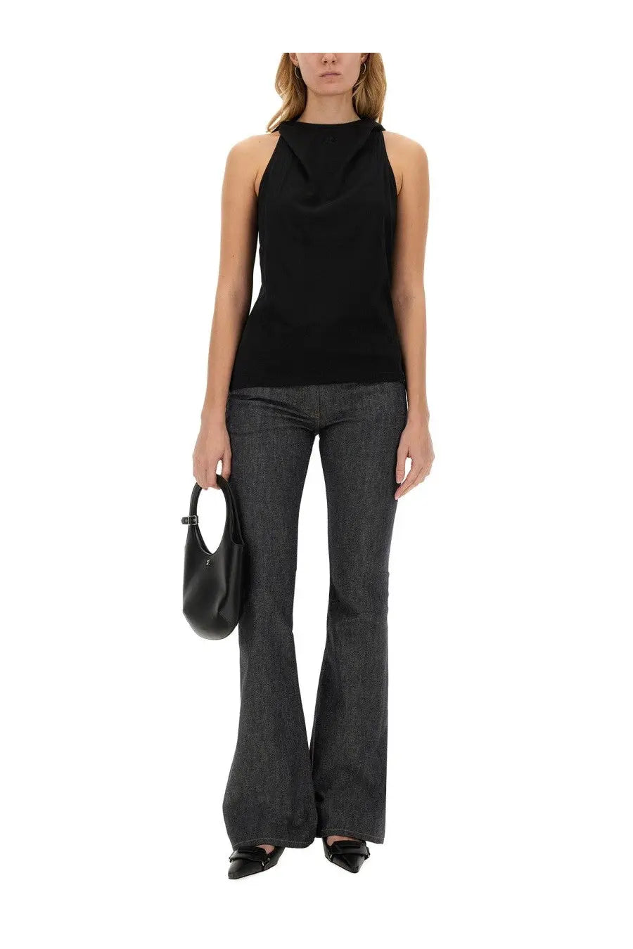 courrèges Women's Tops Black, view 2