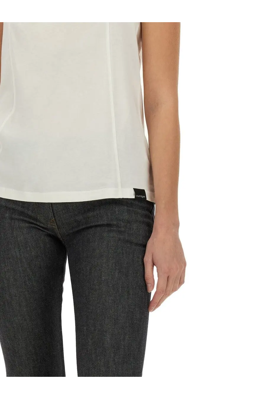 courrèges Women's Tops White, view 4