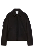 courrèges Women's Wool Bomber Jacket Black
