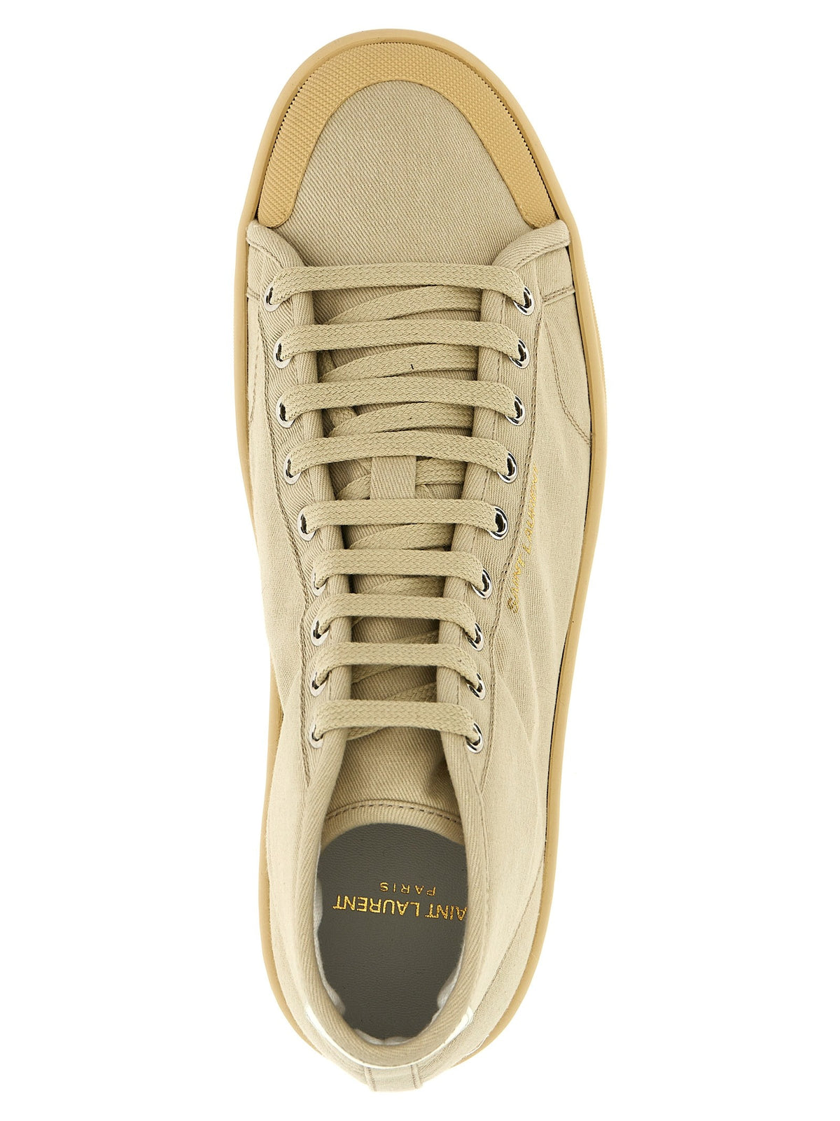 Saint Laurent Court Classic Sneakers Beige, view 4