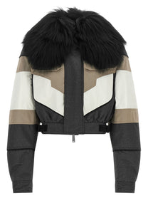 Dsquared2 Couture Ski Bomber Down Jacket Gold