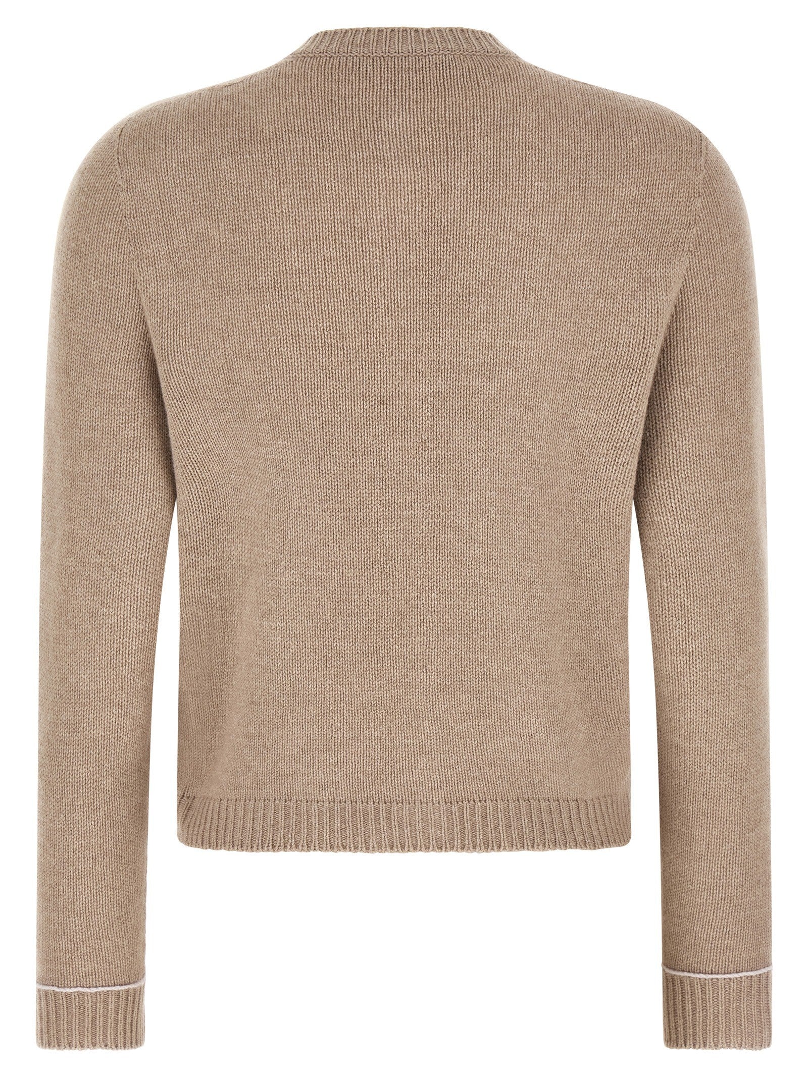 Fabiana Filippi Covered Buttons Cardigan Beige