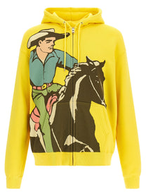 JW Anderson Cowboy Hoodie Yellow