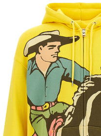 JW Anderson Cowboy Hoodie Yellow