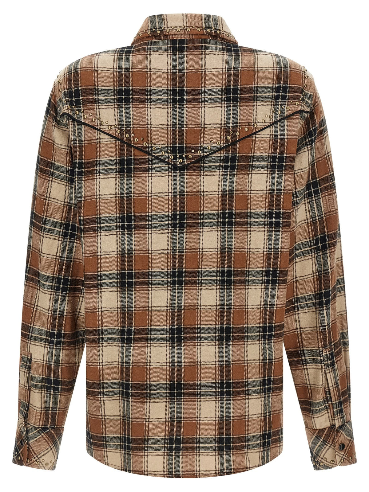 Parosh Cowboy Shirt Brown