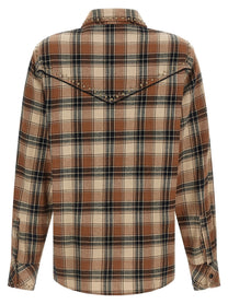Parosh Cowboy Shirt Brown