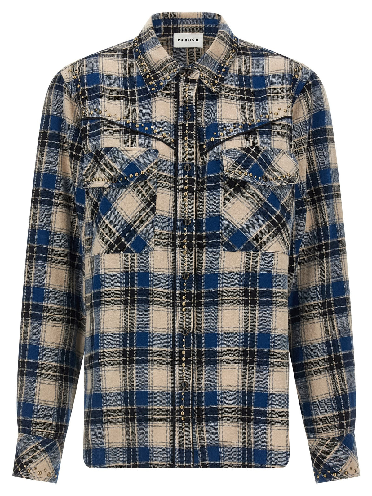 Parosh Cowboy Shirt Gold