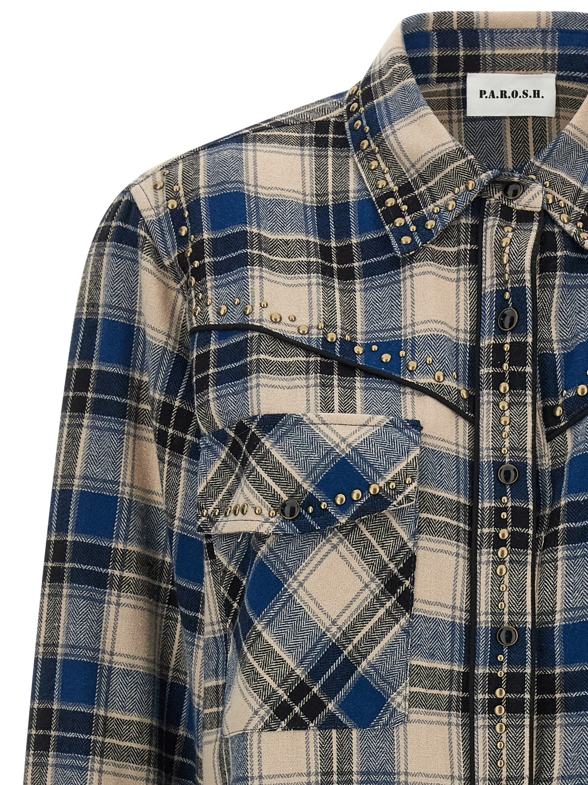 Parosh Cowboy Shirt Gold