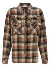 Parosh Cowboy Shirt Brown