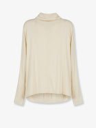 Toteme Women's Cowl Neck Viscose Shirt White