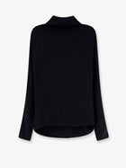 Toteme Women's Cowl Neck Viscose Shirt Black