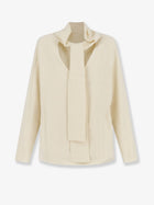 Toteme Women's Cowl Neck Viscose Shirt White